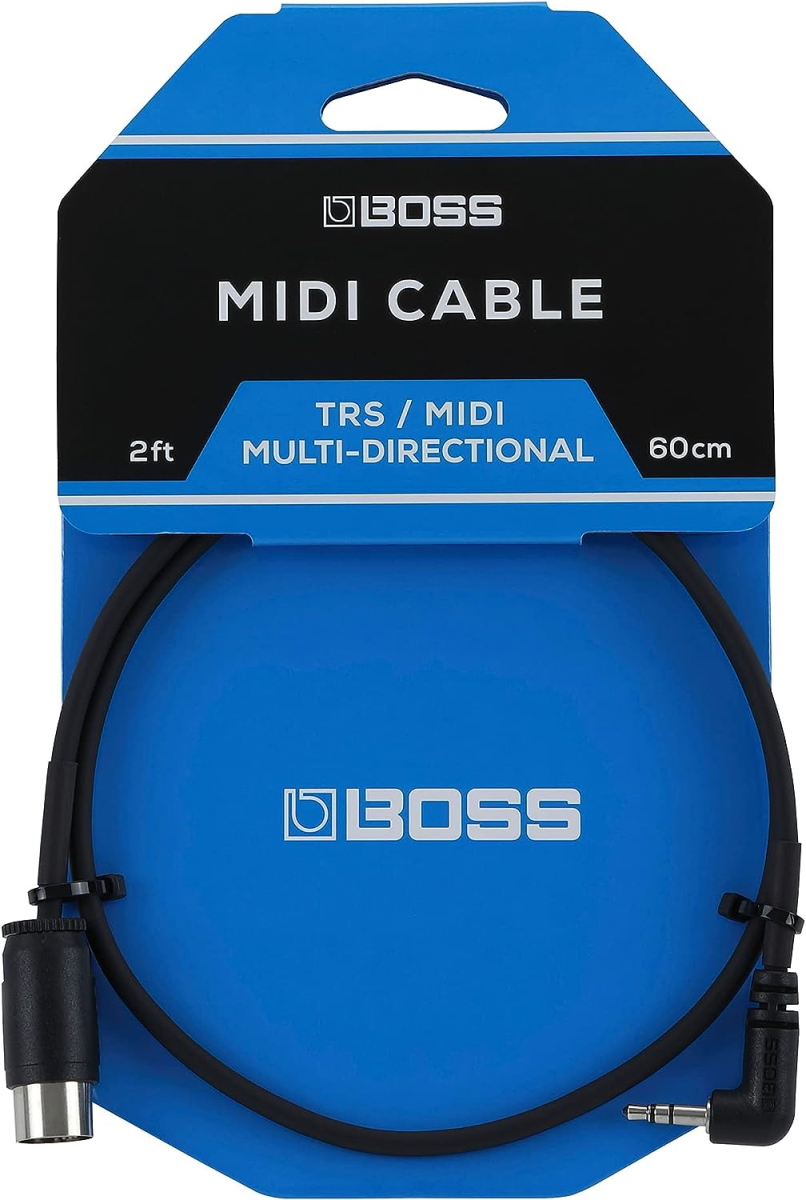 BOSS INTERCONNECT CABLE TRS/MIDI 2FT / 60CM
