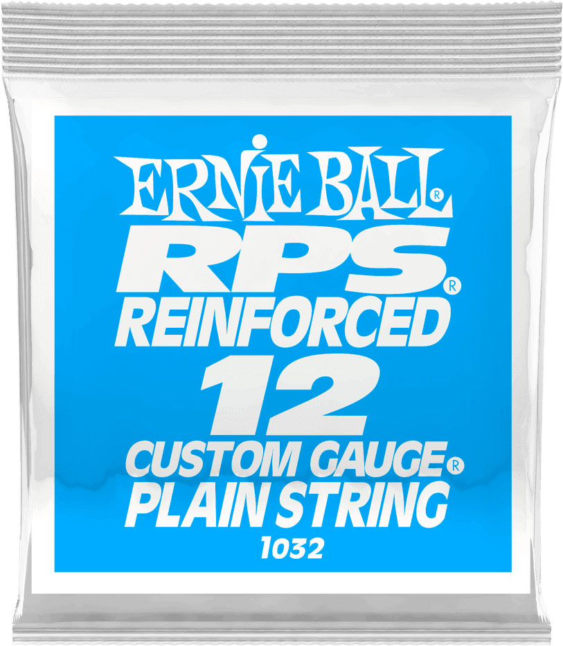 ERNIE BALL .012 RPS REINFORCED PLAIN ELECTRIC GUITAR STRINGS
