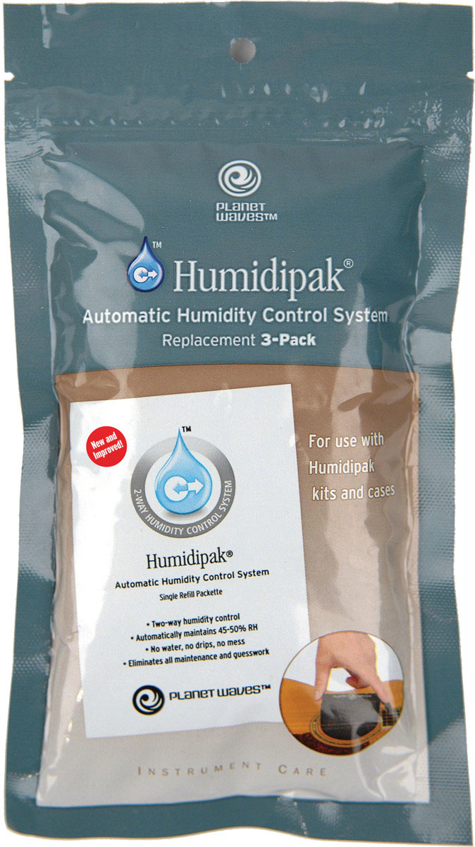 D'ADDARIO AND CO HUMIDIPAK SYSTEM REPLACEMENT PACKETS 3-PACK