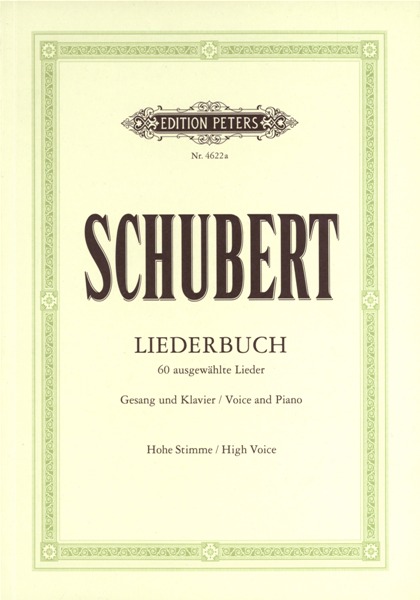 EDITION PETERS SCHUBERT FRANZ - LIEDERBUCH - VOICE AND PIANO (PER 10 MINIMUM)