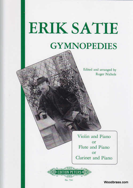 EDITION PETERS SATIE ERIC - 3 GYMNOPÃ‰DIES - VIOLIN AND PIANO