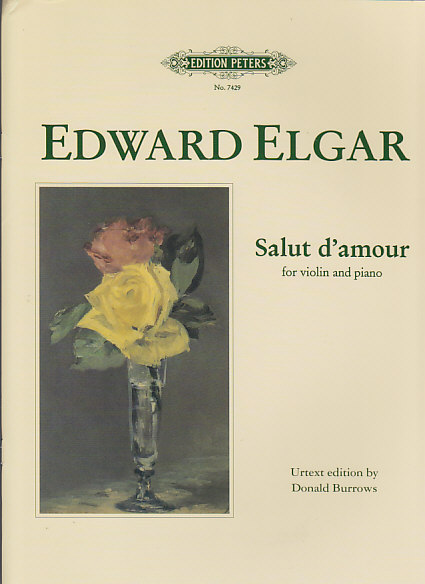 EDITION PETERS ELGAR E. - SALUT D'AMOUR - VIOLON ET PIANO