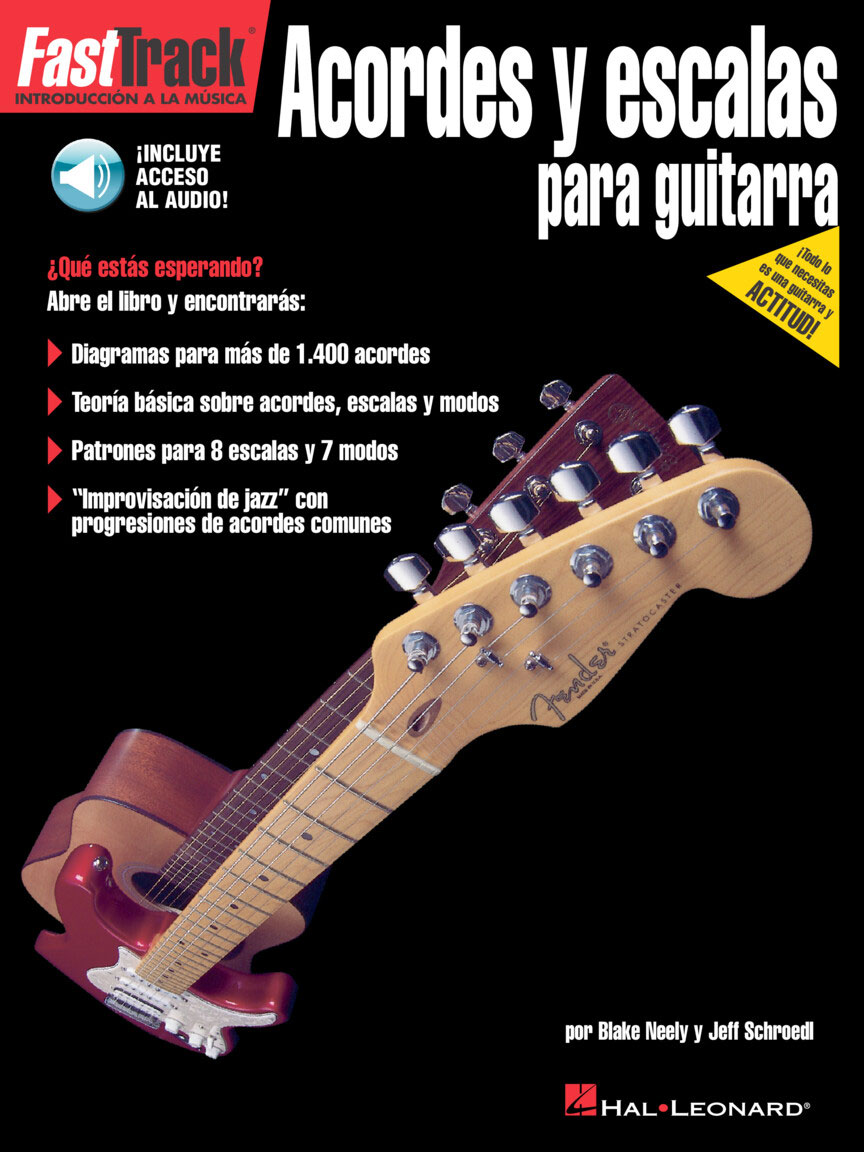 HAL LEONARD FAST TRACK GUITAR CHORDS AND SCALES SPANISH EDITION + AUDIO TRACKS - GUITAR
