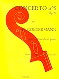 EDITION DELRIEU GOLTERMANN GEORG - CONCERTO N°5 OP.76 EN RE MIN. - PREMIER MOUVEMENT - VIOLONCELLE, PIANO