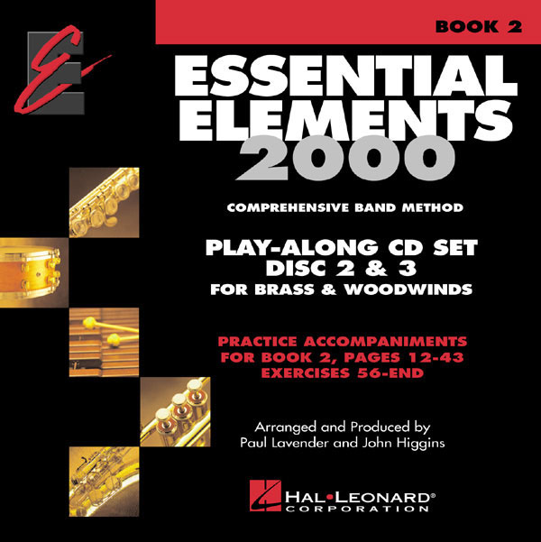 HAL LEONARD ESSENTIAL ELEMENTS 2000 - BOOK 2 - PLAY-ALONG TRAX