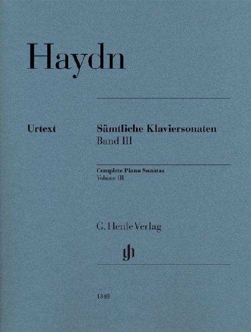 HENLE VERLAG JOSEPH HAYDN - COMPLETE PIANO SONATAS VOLUME III PB.