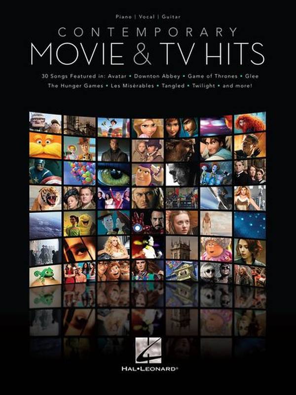 HAL LEONARD CONTEMPORARY MOVIE AND TV HITS - PVG 