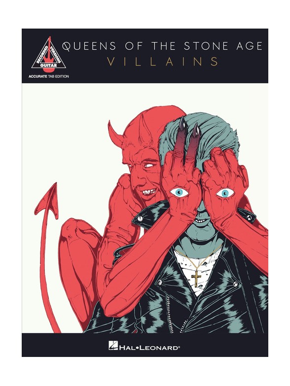 HAL LEONARD QUEENS OF THE STONE AGE - VILLAINS - GUITARE TAB 