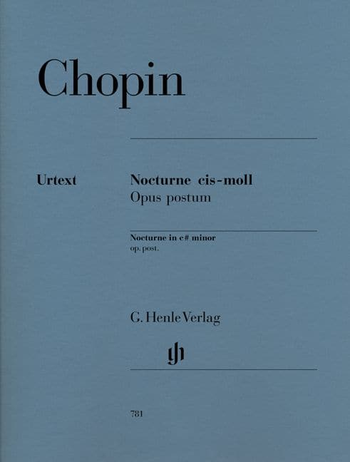 HENLE VERLAG CHOPIN F. - NOCTURNE C SHARP MINOR OP. POST.