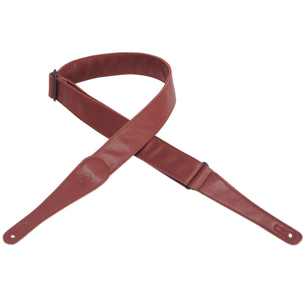 LEVY'S 5 CM FULL GRAIN LEATHER WITH BURGUNDY PADDING