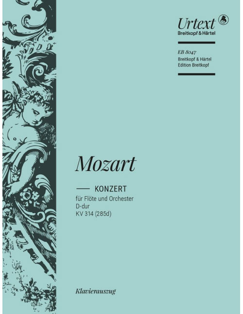EDITION BREITKOPF MOZART WOLFGANG AMADEUS - KONZERT FUR FLOTE UND ORCHESTER NR. 2 D-DUR KV 314 - FLUTE-SOLO AN PIANO