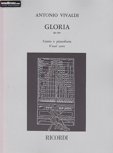 RICORDI VIVALDI ANTONIO - GLORIA - CHANT / PIANO