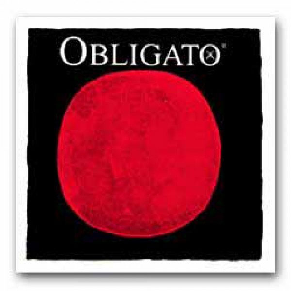 PIRASTRO 4/4 OBLIGATO VIOLIN STRING SET MEDIUM TENSION LOOP END