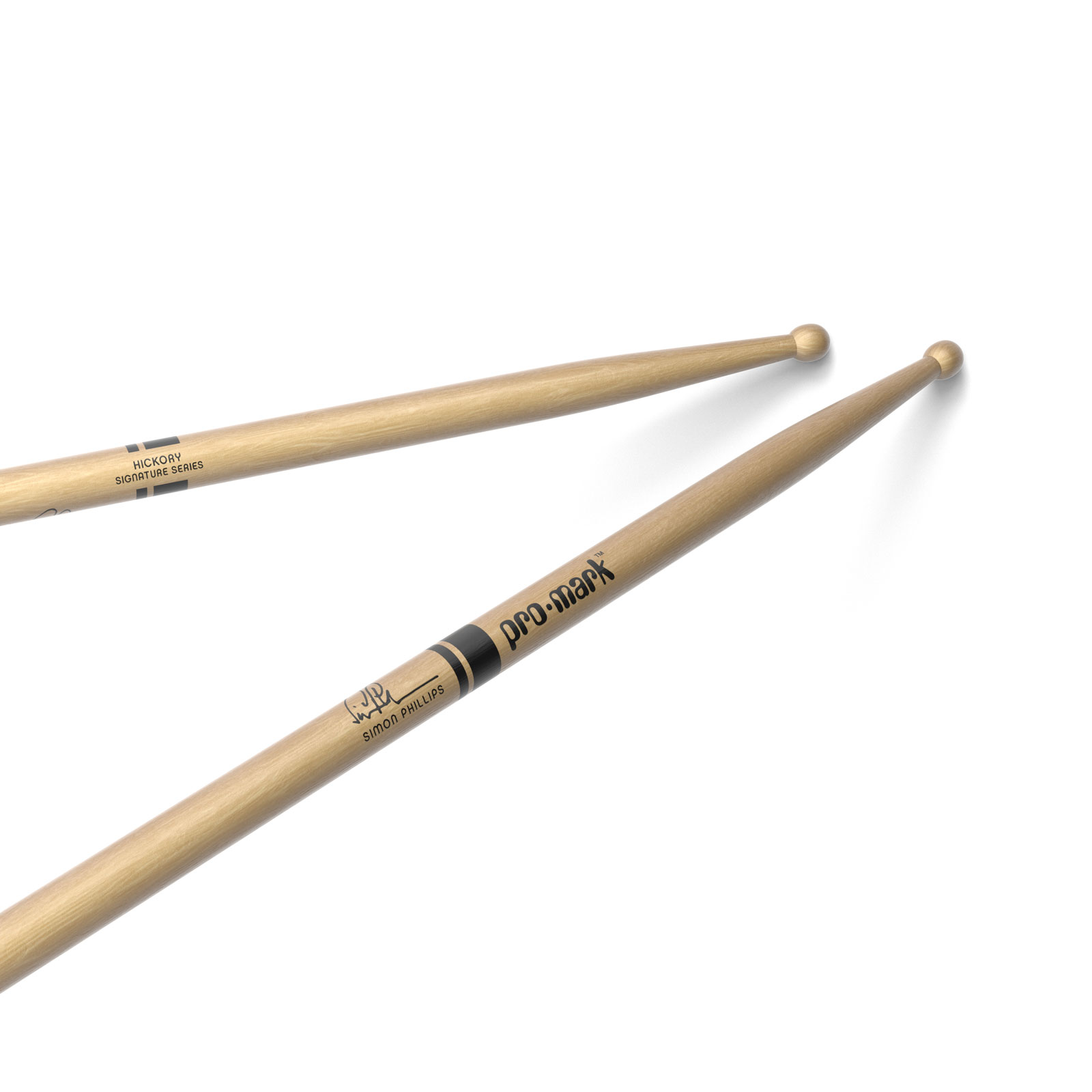 PRO MARK SIMON PHILLIPS 707 HICKORY DRUMSTICK WOOD TIP