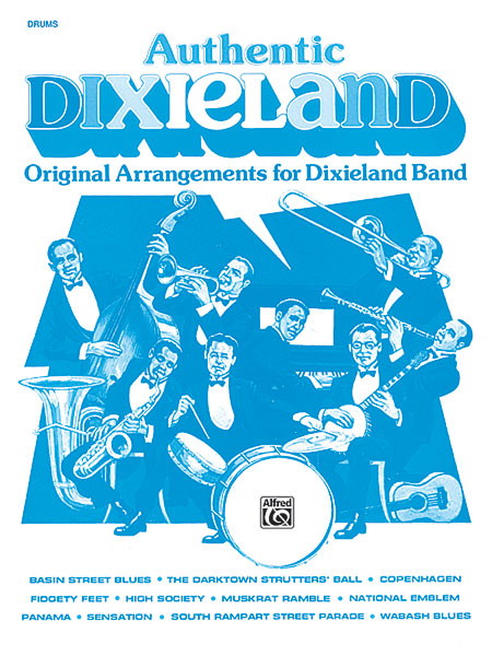 ALFRED PUBLISHING AUTHENTIC DIXIELAND - DRUMS
