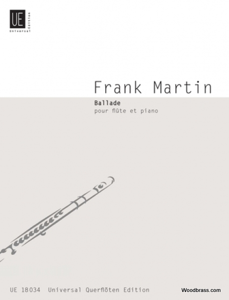 UNIVERSAL EDITION MARTIN F. - BALLADE - FLUTE ET PIANO