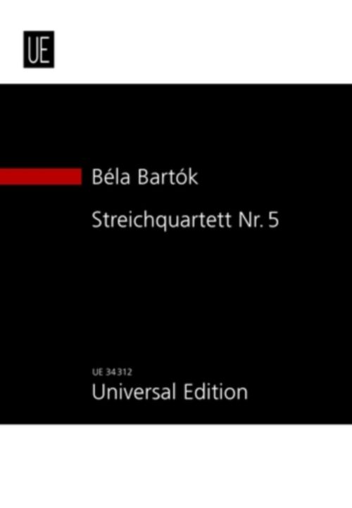 UNIVERSAL EDITION BARTOK BELA - STRING QUARTET N°5 - STUDY SCORE 