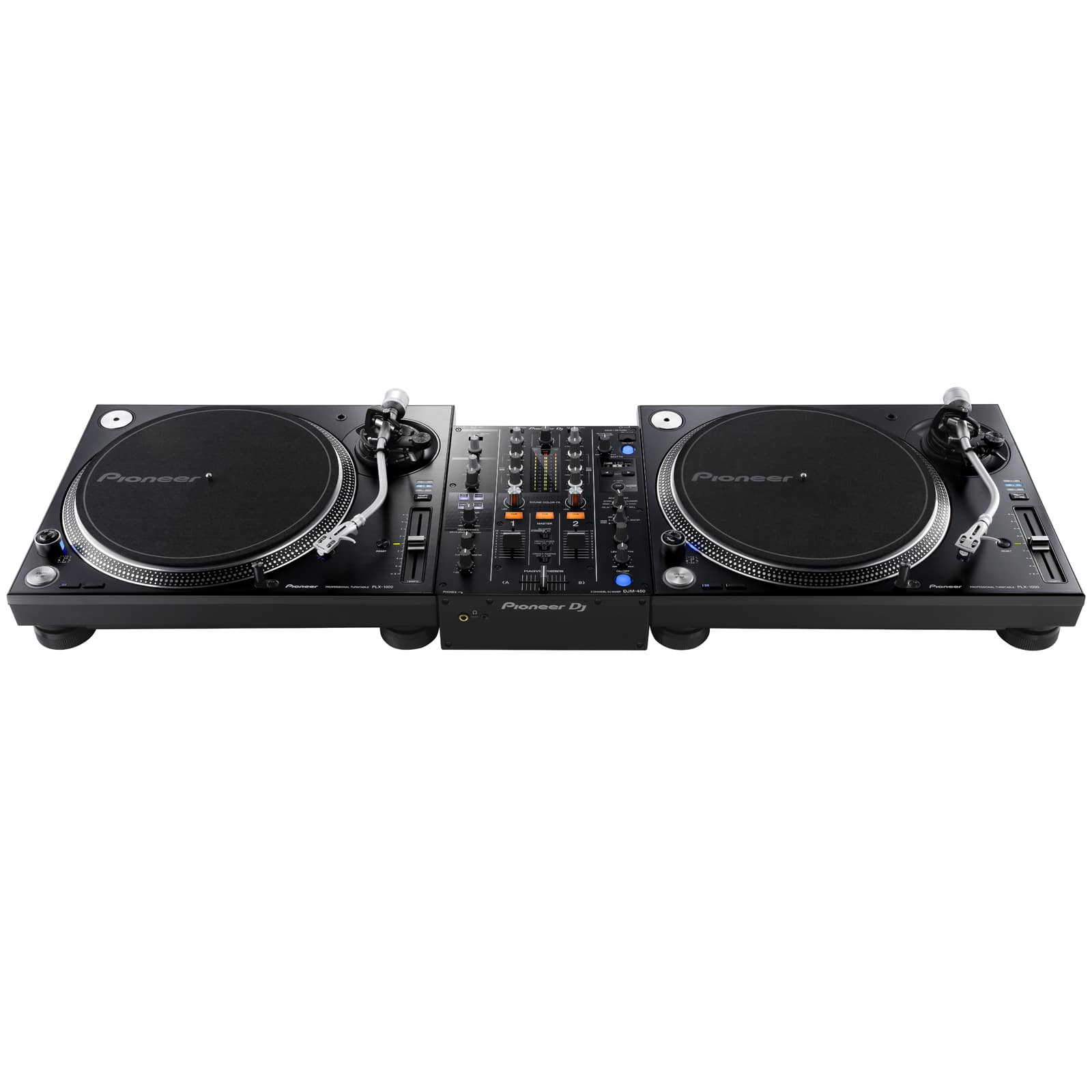 PIONEER DJ DJM-450 + 2 X PLX-1000