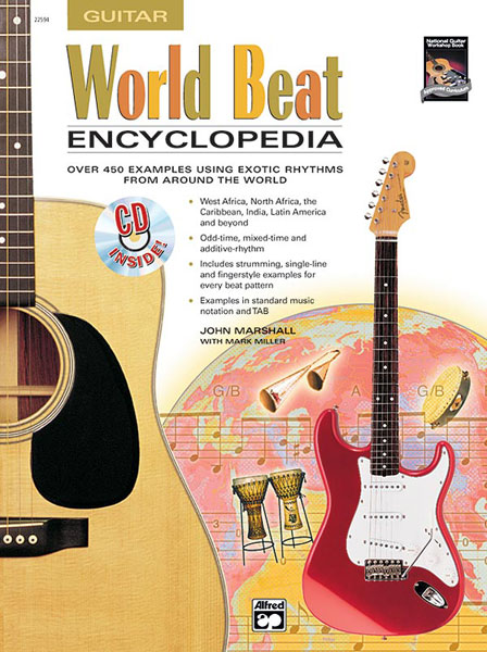 ALFRED PUBLISHING MARSHALL JOHN - WORLD BEAT ENCYCLOPEDIA + CD - GUITAR