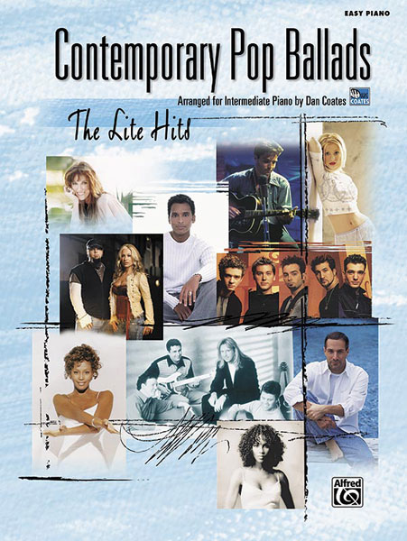 ALFRED PUBLISHING COATES DAN - CONTEMPORARY POP BALLADS EASY PIANO - PIANO SOLO