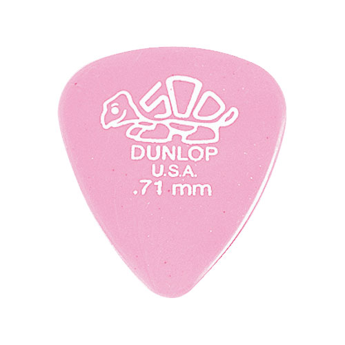 JIM DUNLOP ADU 41P71 - SPECIALITY DELRIN PLAYERS PACK - 0,71 MM (BY 12)