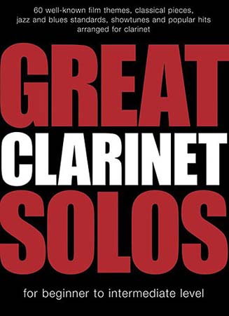 WISE PUBLICATIONS GREAT CLARINET SOLOS - 60 TITLES