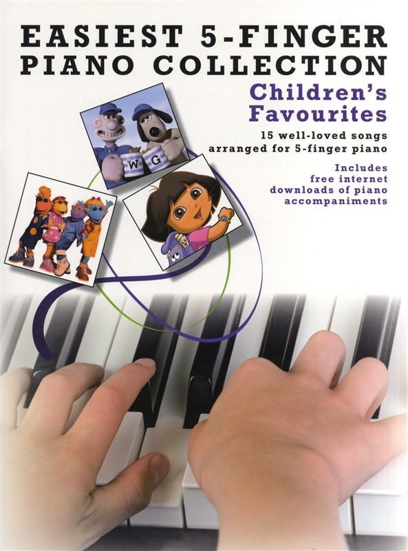 WISE PUBLICATIONS EASIEST 5-FINGER PIANO COLLECTION CHILDREN'S FAVOURITES - PIANO SOLO