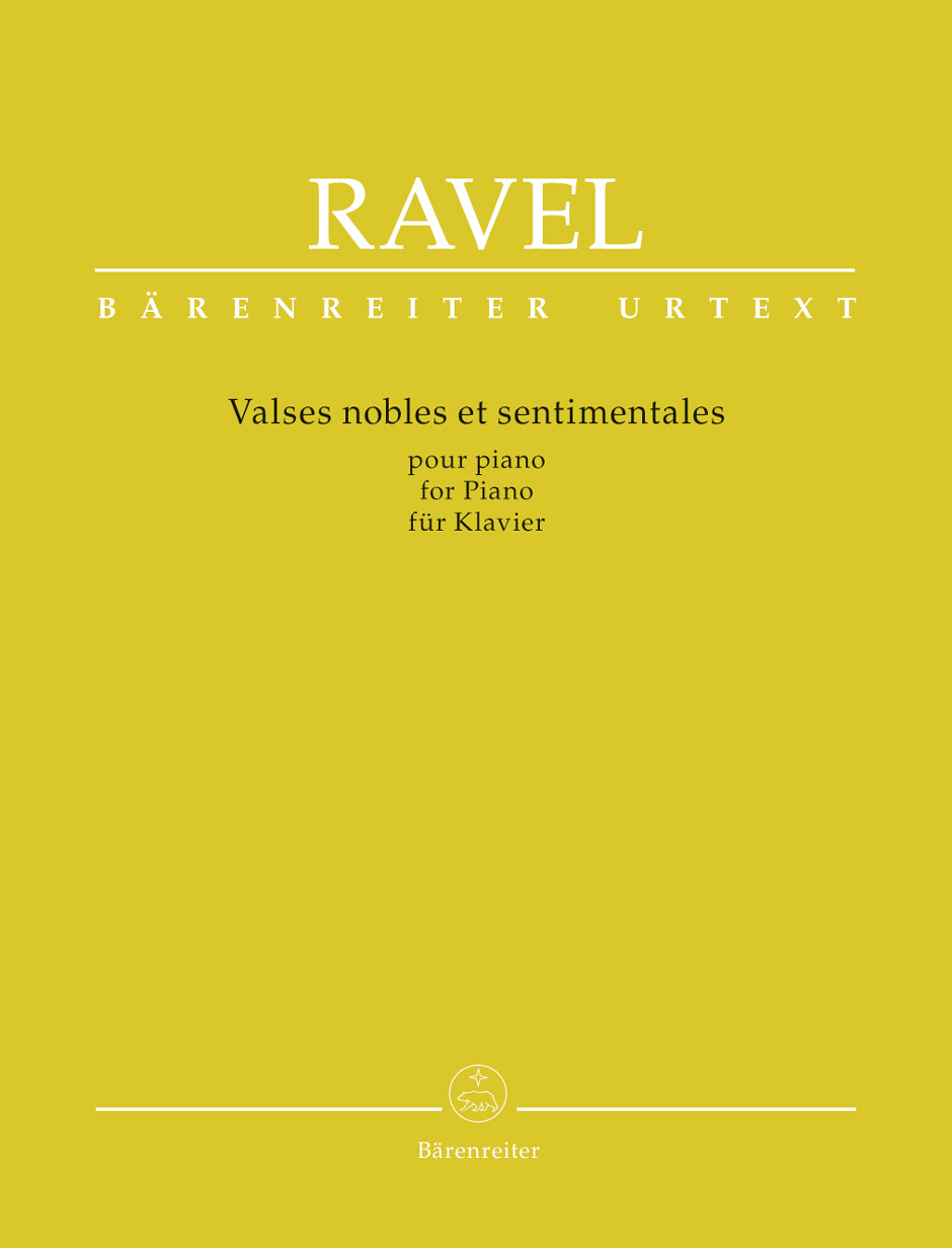 BARENREITER RAVEL VALSES NOBLES & SENTIMENTALES POUR PIANO