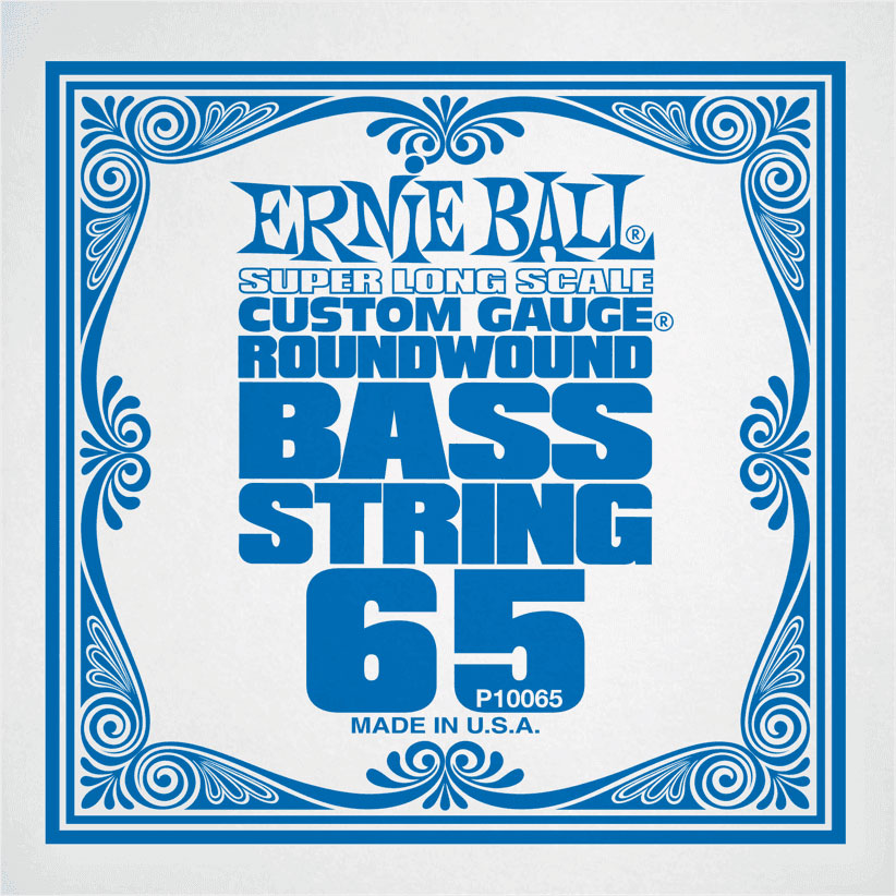 ERNIE BALL .065 SUPER LONG SCALE NICKEL WOUND ELECTRIC BASS STRING SINGLE