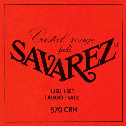 SAVAREZ CLASSIC STRINGS NEW CRISTAL-CANTIGA RED SET NORMAL TIE NORMAL POLISHED BASS