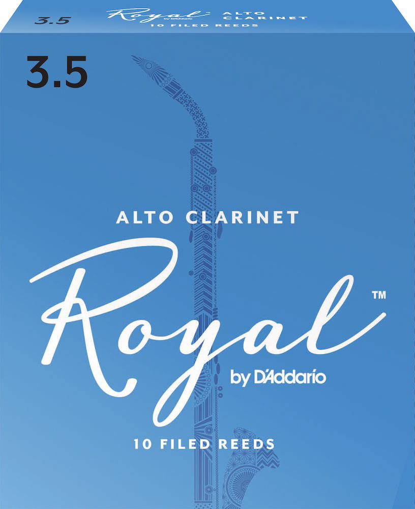 D'ADDARIO - RICO RDB1035 - RICO ROYAL ALTO CLARINET REEDS, FORCE 3.5, BOX OF 10