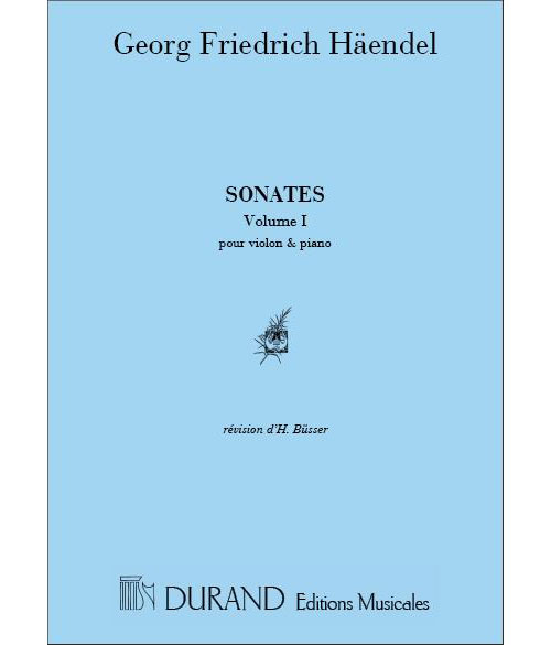 DURAND HAENDEL - SONATES VOL 1 - VIOLON ET PIANO