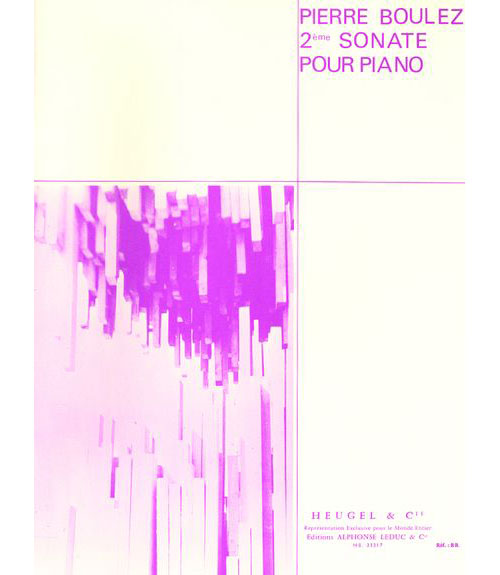 LEDUC BOULEZ P. - SONATE N° 2 - PIANO 