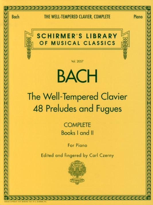 HAL LEONARD J.S. BACH THE WELL-TEMPERED CLAVIER COMPLETE - PIANO SOLO