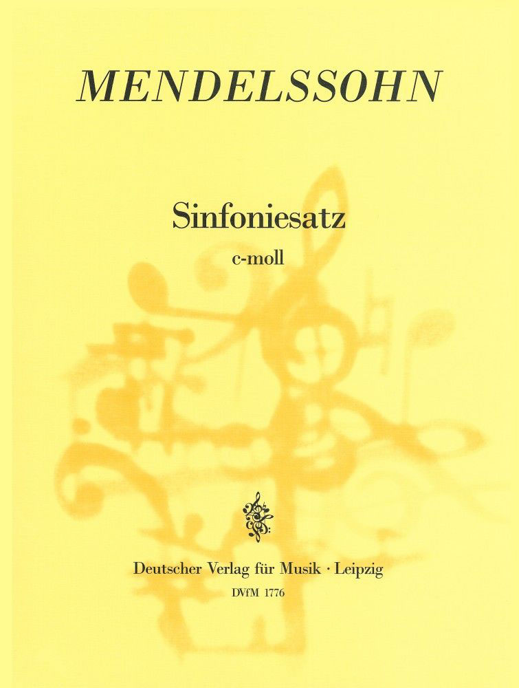 EDITION BREITKOPF MENDELSSOHN-BARTHOLDY F. - SINFONIESATZ C-MOLL - STRINGS