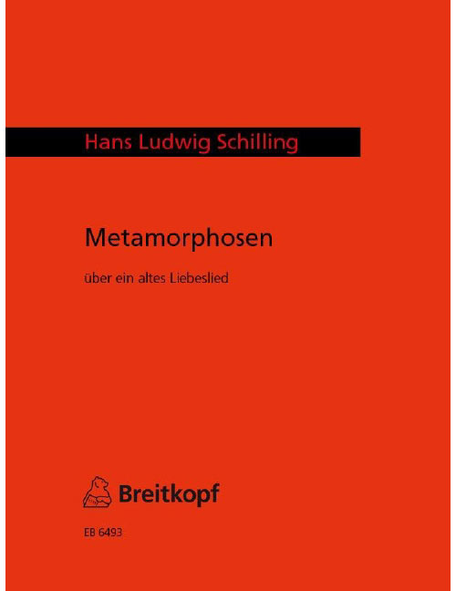 EDITION BREITKOPF SCHILLING HANS LUDWIG - METAMORPHOSEN - FLUTE, OBOE, CLARINET, BASSOON