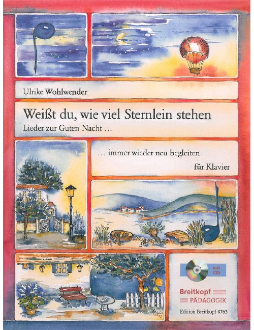 EDITION BREITKOPF WOHLWENDER ULRIKE - WEISST DU WIEVIEL STERNLEIN STEHEN... + CD - PIANO