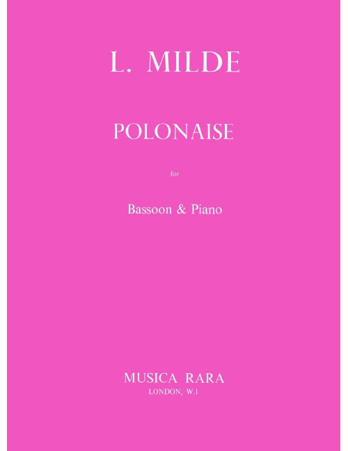 EDITION BREITKOPF MILDE LUDWIG - POLONAISE - BASSOON, PIANO