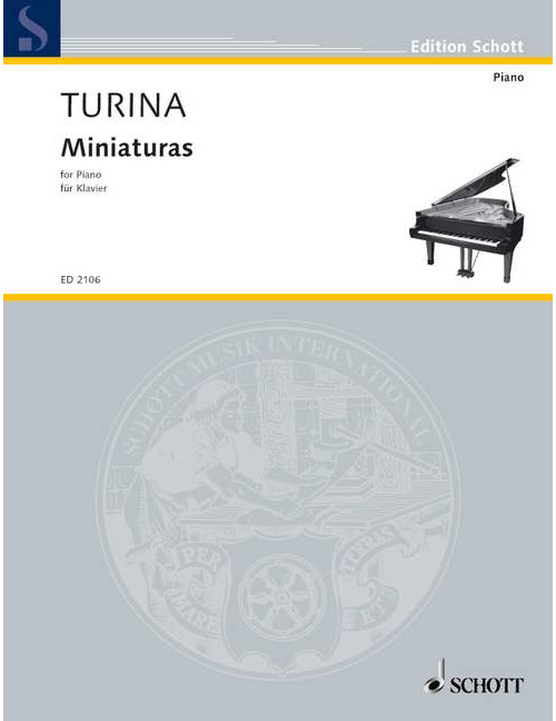 SCHOTT TURINA JOAQUIN - MINIATURES - PIANO