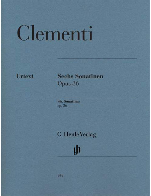 HENLE VERLAG CLEMENTI M. - SIX SONATINAS OP.36 - PIANO
