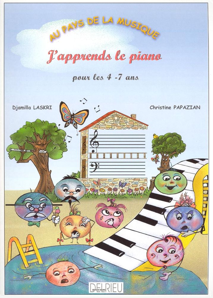 EDITION DELRIEU LASKRI D. / PAPAZIAN C. - J'APPRENDS LE PIANO