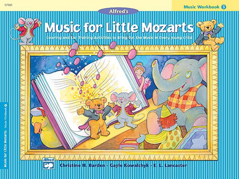 ALFRED PUBLISHING MUSIC FOR LITTLE MOZARTS - MUSIC WORKBOOK BOOK 3 - PIANO