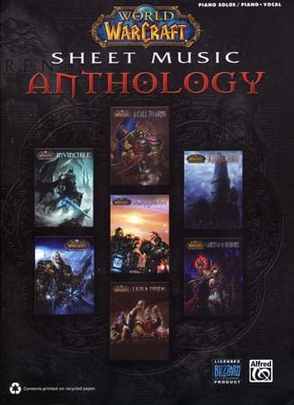 ALFRED PUBLISHING WORLD OF WARCRAFT - SHEET MUSIC ANTHOLOGY - PIANO SOLOS AND VOCAL 