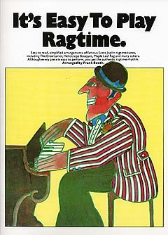 MUSIC SALES IT'S EASY TO PLAY RAGTIME- PIANO SOLO AND GUITAR