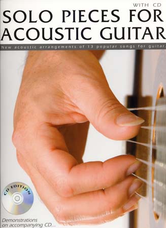 WISE PUBLICATIONS SOLO PIECES FOR ACOUSTIC + CD - GUITAR TAB