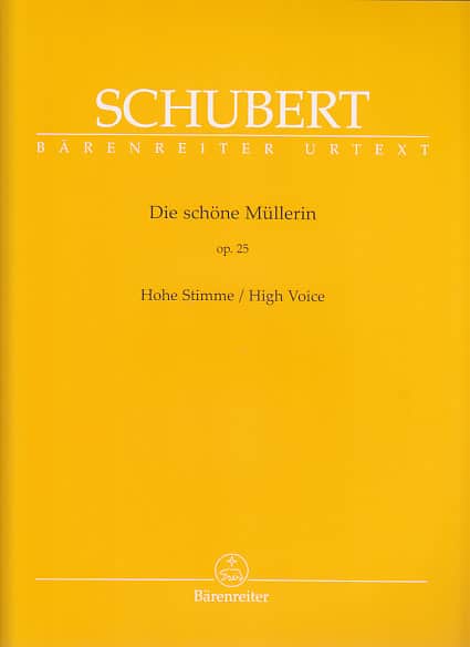 BARENREITER SCHUBERT F. - DIE SCHONE MULLERIN - VOIX HAUTE ET PIANO