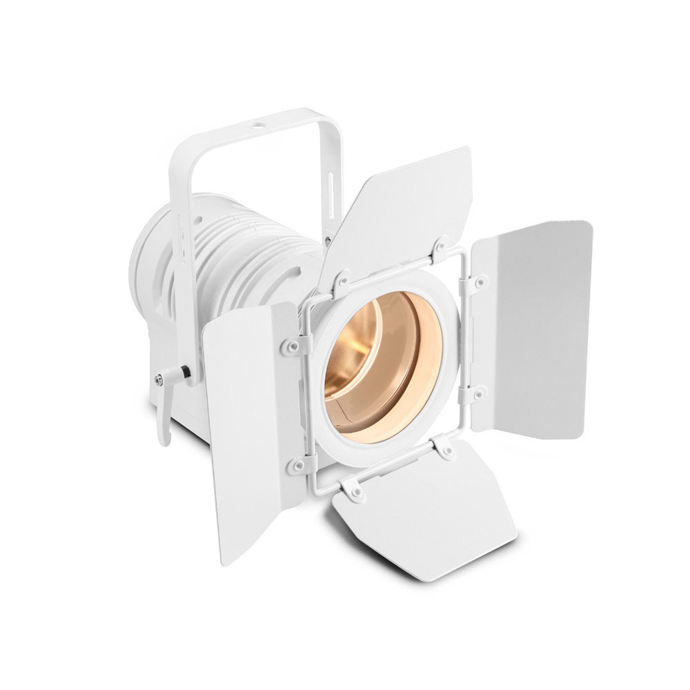 CAMEO TS 40 WW WH - THEATER SPOTLIGHT WITH CONVEX CONVEX LENS AND 40 W WARM WHITE LED, WHITE HOUSING
