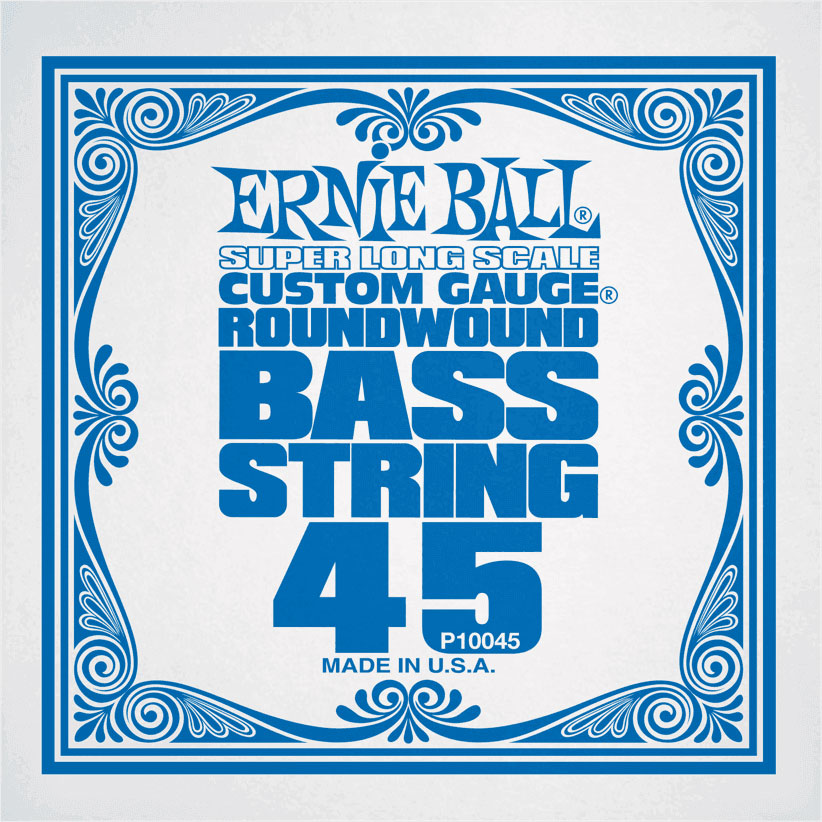 ERNIE BALL .045 SUPER LONG SCALE NICKEL WOUND ELECTRIC BASS STRING SINGLE