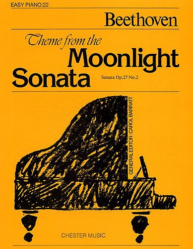 CHESTER MUSIC THEME FROM THE MOONLIGHT SONATA - PIANO SOLO
