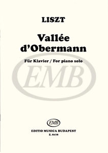 EMB (EDITIO MUSICA BUDAPEST) LISZT F. - VALLEE D'OBERMANN - PIANO